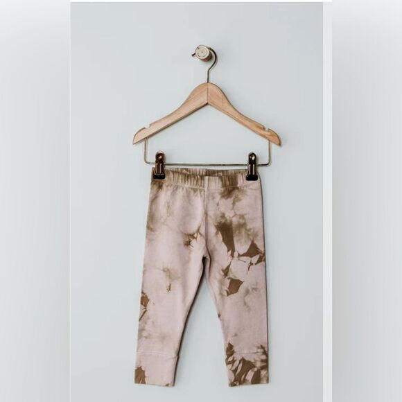 THE SIMPLE FOLK TIE DYE EVERYDAY LEGGING / BLUSH - Picture 1 of 4